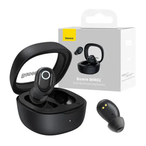 Wireless headphones Baseus Bowie WM02 TWS Bluetooth 5.0 (black)