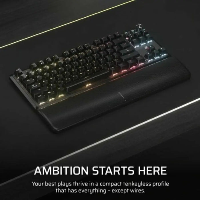 Wireless Keyboard Corsair CH-914901E-ES Black Spanish Qwerty - Електроника Периферни и резервни части<<<Компютри|