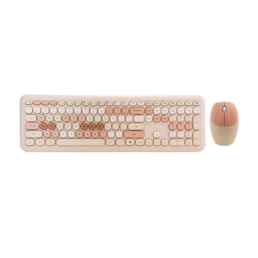Wireless keyboard + mouse set MOFII 666 2.4G (beige) - Sets<<<Keyboards<<<Gaming<<<InnproXML