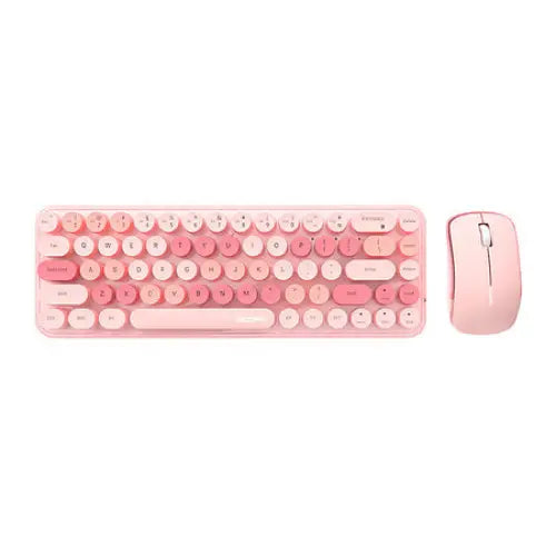 Wireless keyboard + mouse set MOFII Bean 2.4G (Pink) - Sets<<<Keyboards<<<Gaming<<<InnproXML