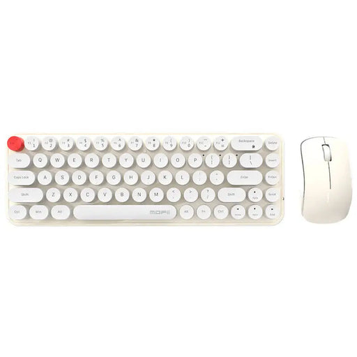 Wireless keyboard + mouse set MOFII Bean 2.4G (White-Beige) - Sets<<<Keyboards<<<Gaming<<<InnproXML