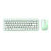 Wireless keyboard + mouse set MOFII Bean 2.4G (White-Green) - Sets<<<Keyboards<<<Gaming<<<InnproXML