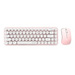 Wireless keyboard + mouse set MOFII Bean 2.4G (White-Pink) - Sets<<<Keyboards<<<Gaming<<<InnproXML