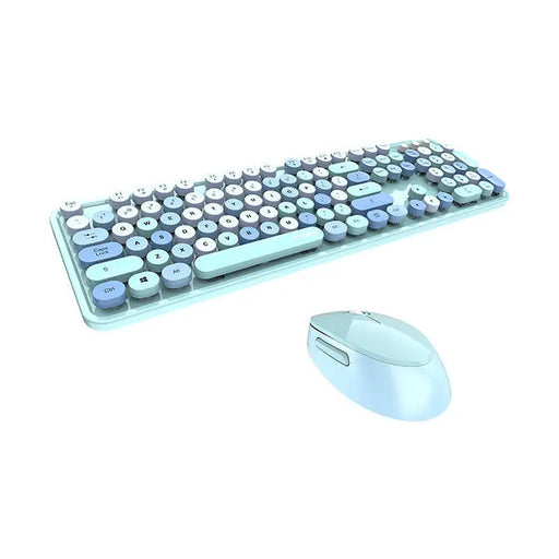 Wireless keyboard + mouse set MOFII Sweet 2.4G (blue) - Sets<<<Keyboards<<<Gaming<<<InnproXML