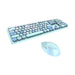 Wireless keyboard + mouse set MOFII Sweet 2.4G (blue) - Sets<<<Keyboards<<<Gaming<<<InnproXML