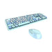 Wireless keyboard + mouse set MOFII Sweet 2.4G (blue) - Sets<<<Keyboards<<<Gaming<<<InnproXML