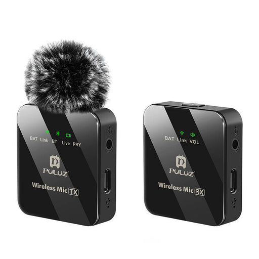 Wireless Lavalier Microphone PULUZ 1 TX + 1 RX - Lavalier<<<Microphones<<<Audio<<<InnproXML