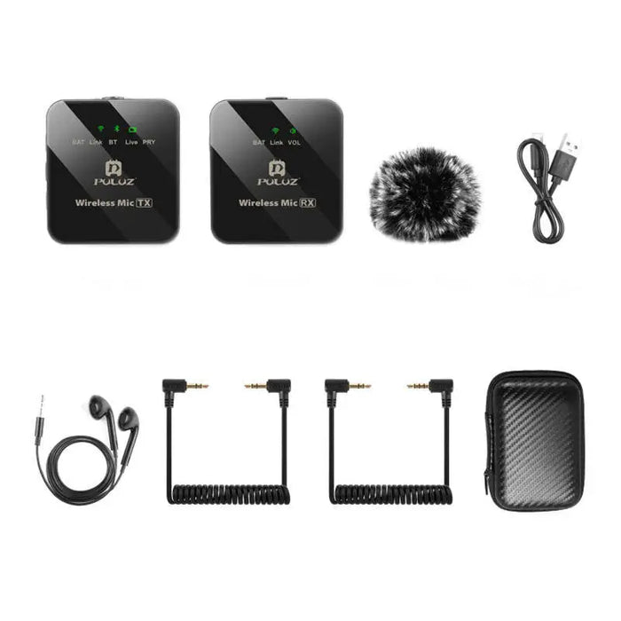 Wireless Lavalier Microphone PULUZ 1 TX + 1 RX - Lavalier<<<Microphones<<<Audio<<<InnproXML
