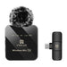 Wireless Lavalier Microphone PULUZ PU648B (USB-C) - Lavalier<<<Microphones<<<Audio<<<InnproXML