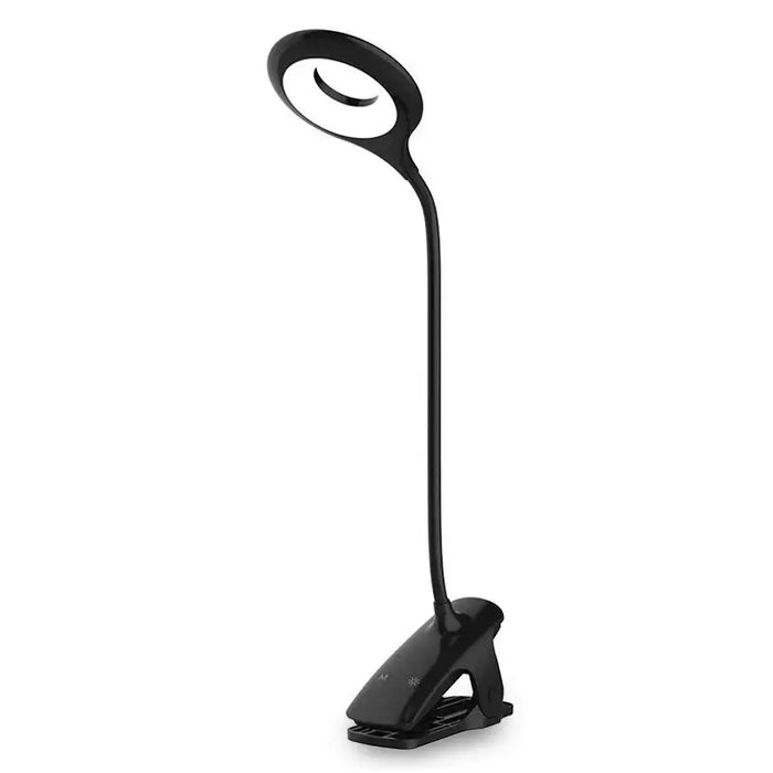 Wireless LED reading lamp with clip + black micro USB cable - Table lamps<<<HurtelXML