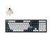 Wireless mechanical keyboard Keychron Q6 MAX Gateron Jupiter Brown Switch - Carbon Black - Геймърски
