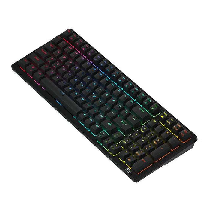 Wireless mechanical keyboard Royal Kludge RK98 RGB Red switch (black) - Wireless<<<Keyboards<<<Gaming<<<InnproXML
