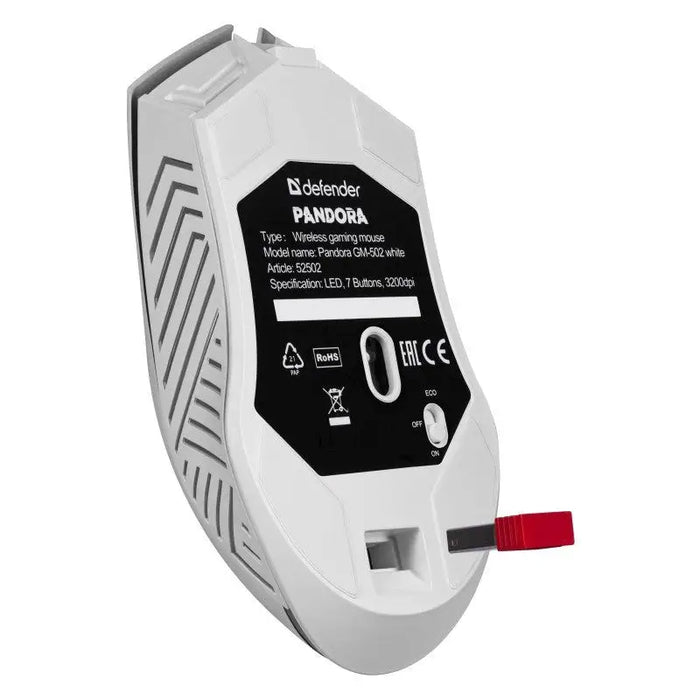 WIRELESS MOUSE DEFENDER PANDORA RF WHITE 3200dpi 7P - MicePER-MYS<<<Input / Output DevicesPER<<<ActionPL