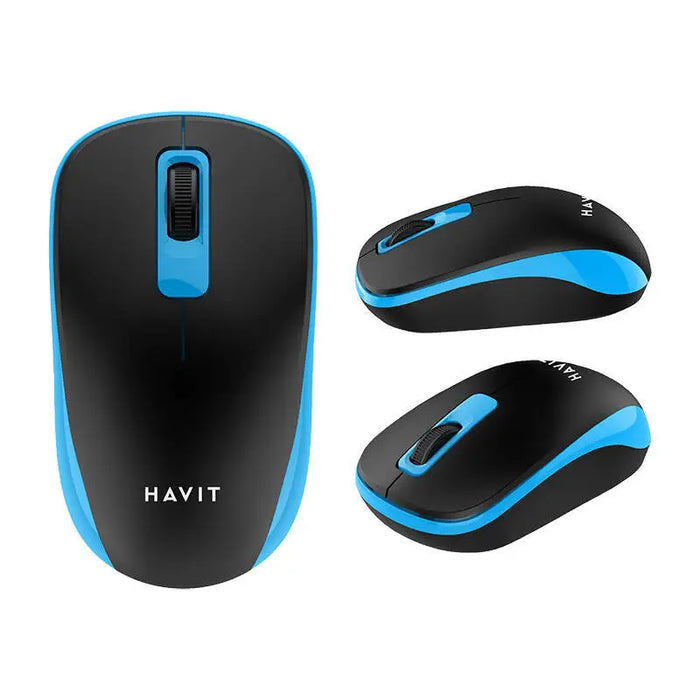 Wireless mouse Havit MS626GT (black and blue) - Wireless<<<Mice<<<Gaming<<<InnproXML