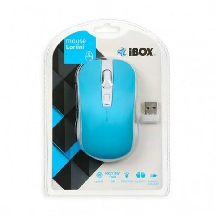 Wireless Mouse Ibox LORIINI Blue Blue/White - Мишки & Mouse<<<Електроника Периферни и резервни части<<<Компютри|
