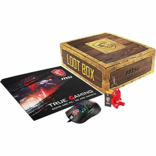 Wireless Mouse MSI Loot Box 1 Black - Електроника Периферни и резервни части<<<Компютри| Електроника<<<BigBuy&&&Мишки &