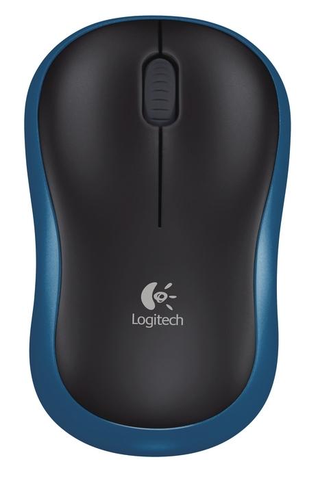 Wireless optical mouse LOGITECH M185 Blue USB - Mice<<<Logitech<<<LOGITECH<<<PolyComp&&&Мишки<<<Компютърна