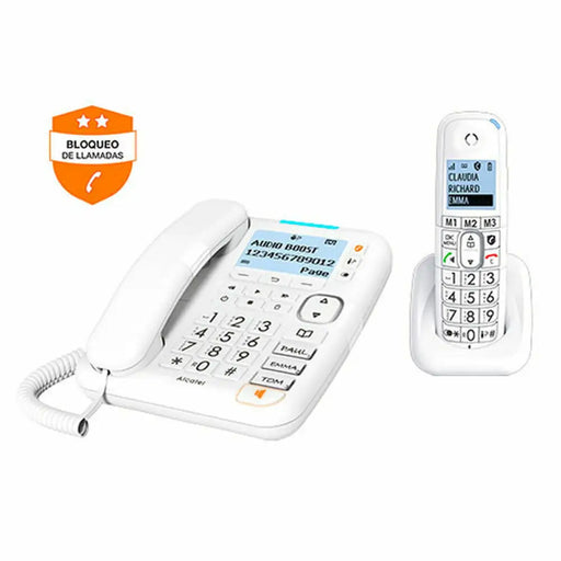 Wireless Phone Alcatel XL785 White Blue Multicolour - Електроника Телефони и таблети<<<Компютри|