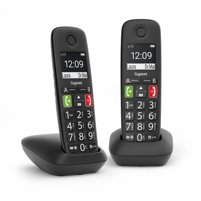 Wireless Phone Gigaset E290 Duo Black White - Електроника Телефони и таблети<<<Компютри|