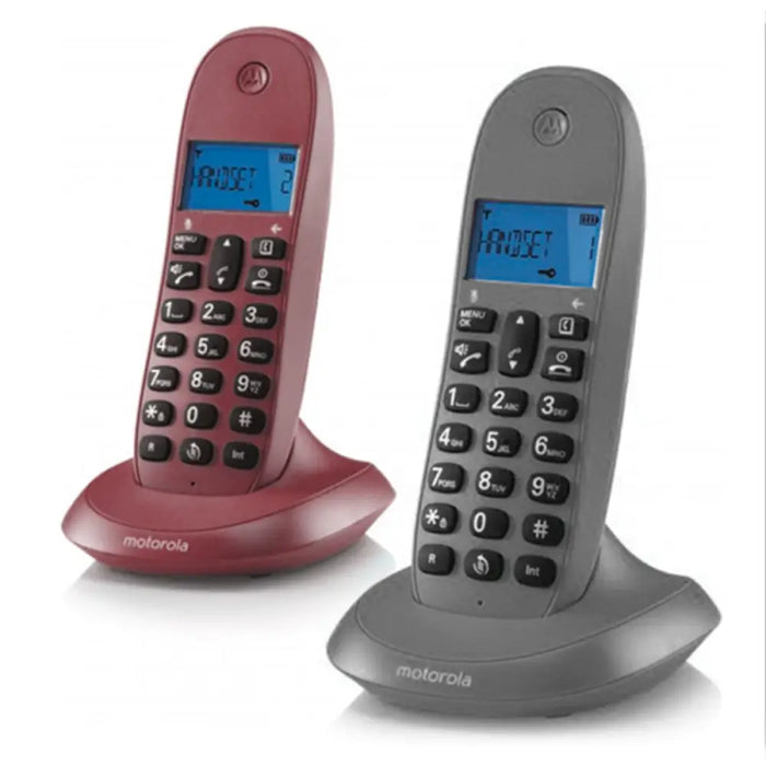 Wireless Phone Motorola C1002 (2 pcs) - Електроника Телефони и таблети<<<Компютри| Електроника<<<BigBuy&&&Стационарни и