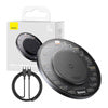 Wireless Qi inductive charger Baseus Simple 2 15W with USB-C to USB-C cable (black) - Wireless