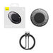 Wireless Qi inductive charger Baseus Simple 2 15W with USB-C to USB-C cable (black) - Wireless