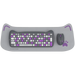 Wireless Set Keyboard Mouse Pad CANYON KITTY EDITION CNS-HSETW6VT CNS-HSETW6VT - Клавиатури<<<Периферия<<<Компютри и