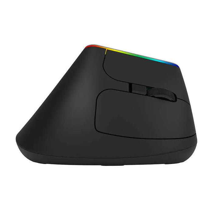 Wireless Vertical Mouse Delux M618C 2.4G 1600DPI RGB (black) - Wireless<<<Mice<<<Gaming<<<InnproXML