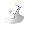 Wireless Vertical Mouse Delux M618C 2.4G 1600DPI RGB (white) - Vertical mice<<<Mice<<<Gaming<<<InnproXML