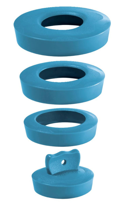 UNIVERSAL SIPHON PLUG 4 SIZES - WIRQUIN BLUE