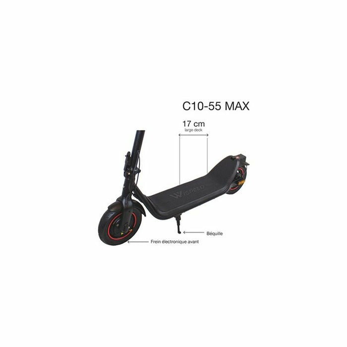 Electric Scooter Wispeed Black 350 W 25 km/h