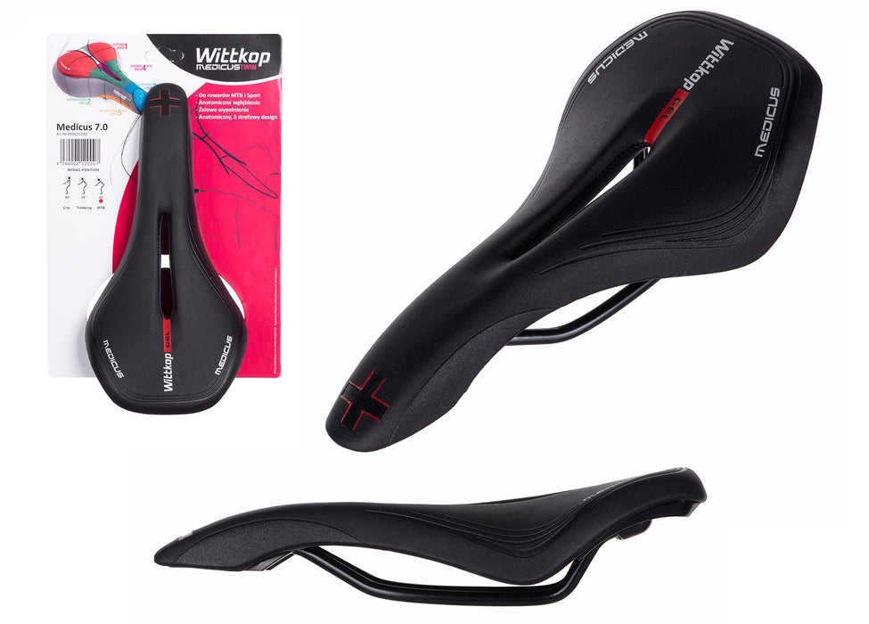 Bike Saddle Wittkop Medicus Twin 7.0