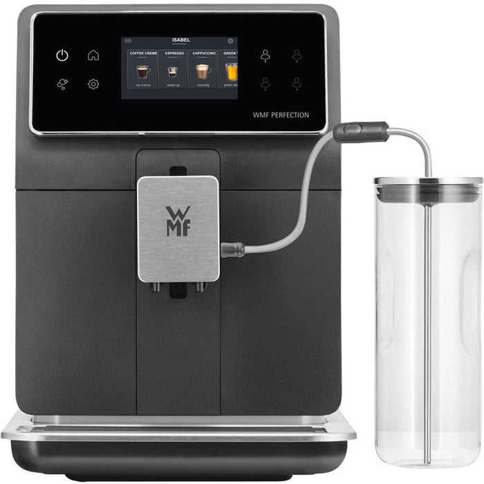 Coffee machine WMF PERFECTION 860 CP853D15 2000.00 ml, AUTOMATIC CAPPUCCINO SYSTEM, 15.00 bar, GROUND COFFEE OPTION, BLACK