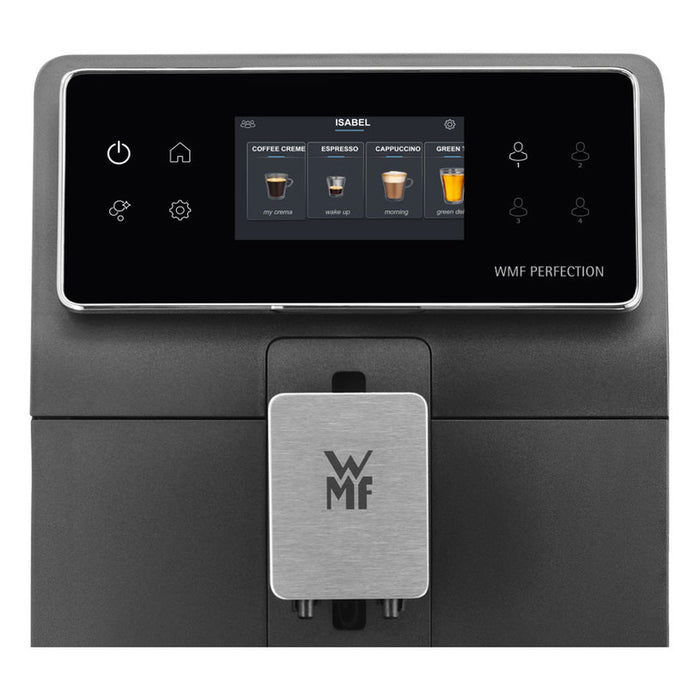 Coffee machine WMF PERFECTION 860 CP853D15 2000.00 ml, AUTOMATIC CAPPUCCINO SYSTEM, 15.00 bar, GROUND COFFEE OPTION, BLACK