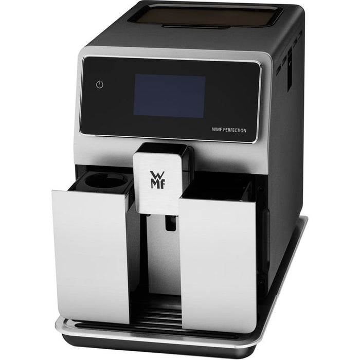 Coffee machine WMF PERFECTION 760 CP823A10 2000.00 ml, AUTOMATIC CAPPUCCINO SYSTEM, 15.00 bar, GROUND COFFEE OPTION, GRAY/BLACK