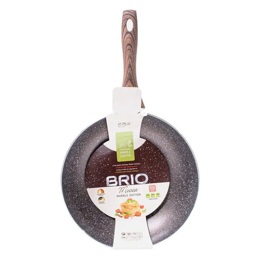 WOK PAN 28CM BRIO MOCCA MARBLE - Съдове за готвене<<<Домашни потреби<<<Кухня<<<Praktiker