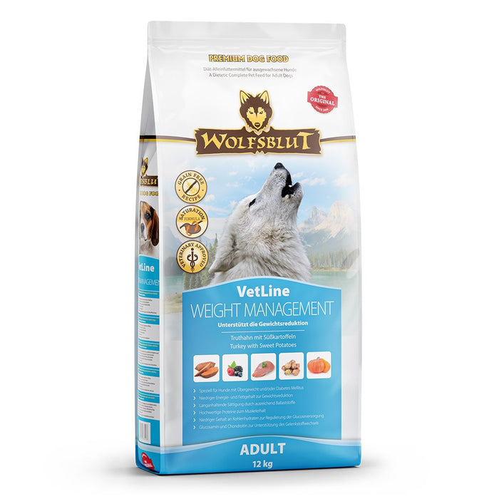 WOLFSBLUT VetLine Weight Management Turkey - dry dog food - 12kg
