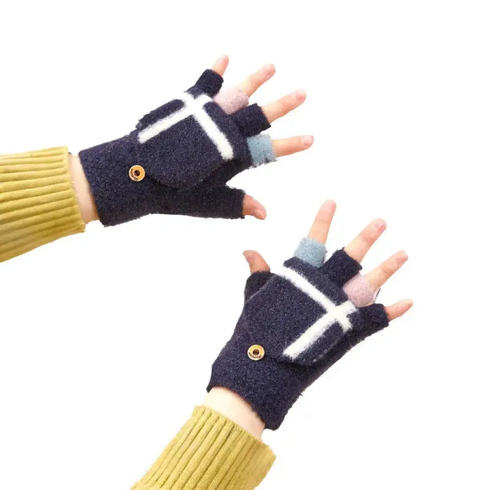 Women’s/children’s winter phone gloves - black - Cycling gloves<<<HurtelXML