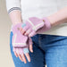 Women’s/children’s winter telephone gloves - pink - Cycling gloves<<<HurtelXML