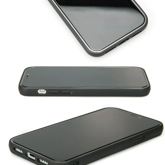 Wood and Resin Case for iPhone 12/12 Pro MagSafe Bewood Unique Neptune - Navy Blue & Black - Cell phone cases