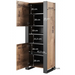 WOOD bookcase 65x40x170,5 oak wotan + anthracite - Wooden shelvesRGA-DRE<<<ShelvesRGA<<<ActionPL