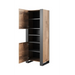 WOOD bookcase 65x40x170,5 oak wotan + anthracite - Wooden shelvesRGA-DRE<<<ShelvesRGA<<<ActionPL