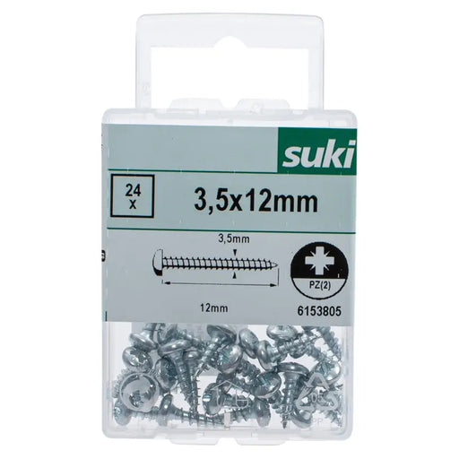 WOOD SCREW 3.5X12MM SUKI - Винтове<<<Винтове и болтови съединения<<<Инструменти и железария<<<Praktiker