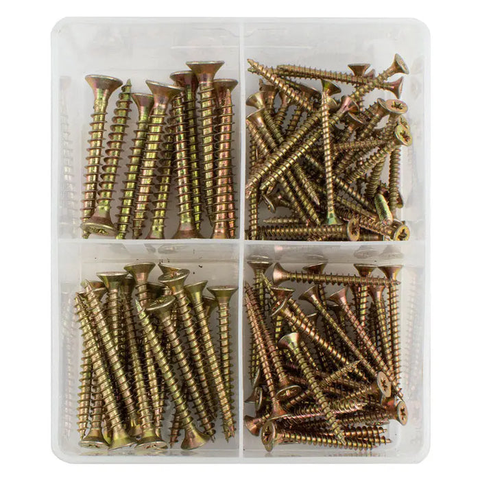 WOOD SCREW SET 105 NUMBER DIFFERENT SIZES NEXTOOL - Винтове<<<Винтове и болтови съединения<<<Инструменти и