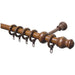 WOODEN CORNICE GARDINIA LUGANO 300 CM. WALNUT - Корнизи<<<Корнизи щори и пердета<<<Мебели и интериор<<<Praktiker