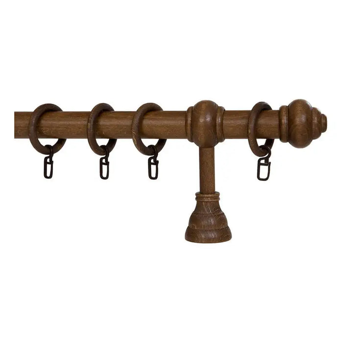WOODEN CORNICE GENKOVSKI MODEL 1,200 CM. WALNUT - Корнизи<<<Корнизи щори и пердета<<<Мебели и интериор<<<Praktiker