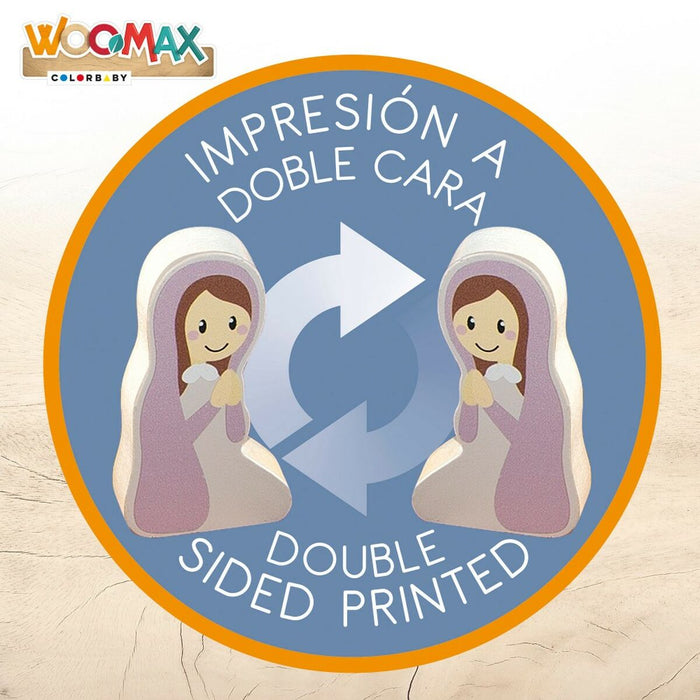 Christmas nativity set Woomax 24,5 x 20,5 x 24,5 cm (15 Pieces) (6 Units)