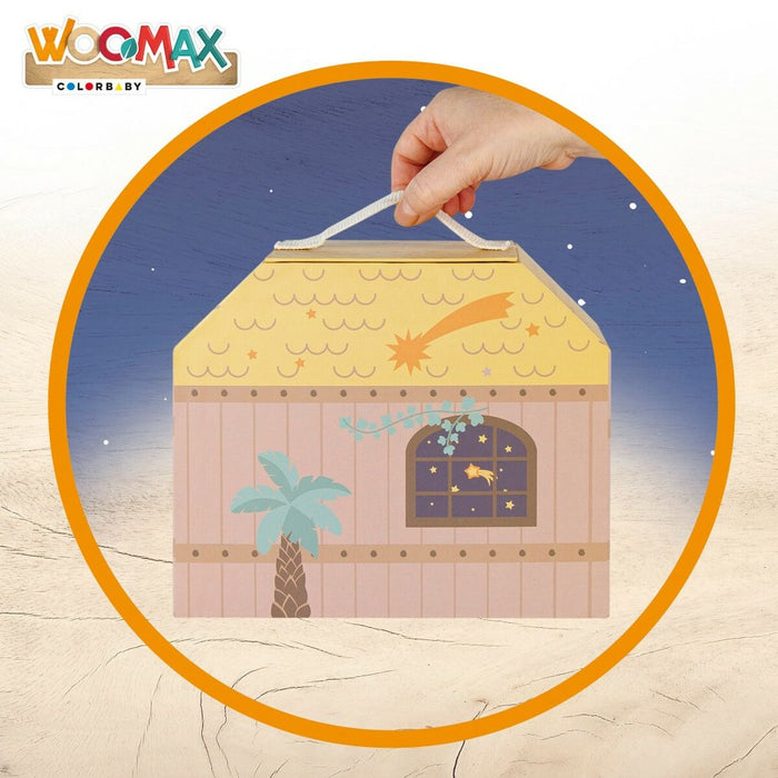 Christmas nativity set Woomax 24,5 x 20,5 x 24,5 cm (15 Pieces) (6 Units)