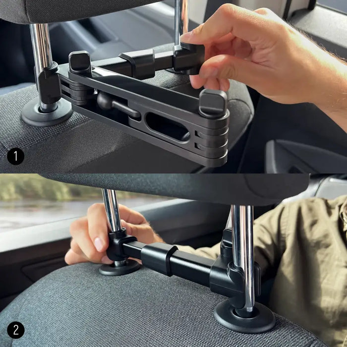 Wozinsky Adjustable Headrest Holder for Tablet or Phone Black (WTHBK3) - Uchwyty samochodowe do telefonów<<<HurtelXML