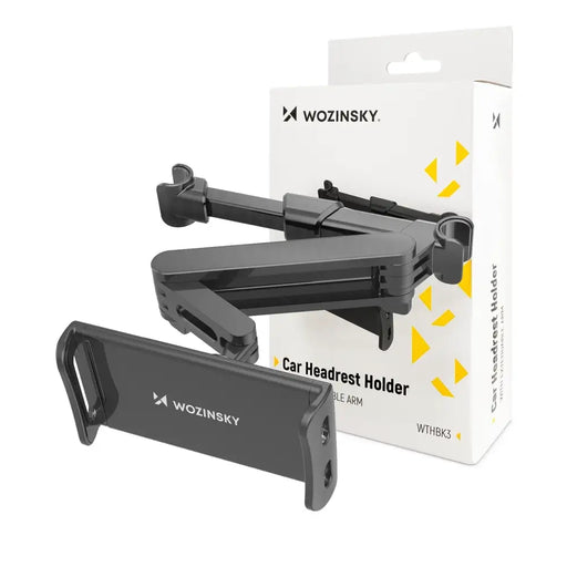 Wozinsky Adjustable Headrest Holder for Tablet or Phone Black (WTHBK3) - Uchwyty samochodowe do telefonów<<<HurtelXML